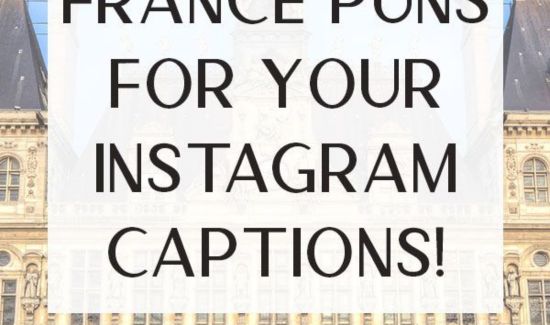 france captions (puns & witty lines)