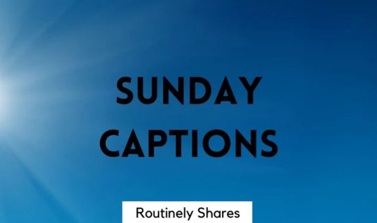 one word sunday caption