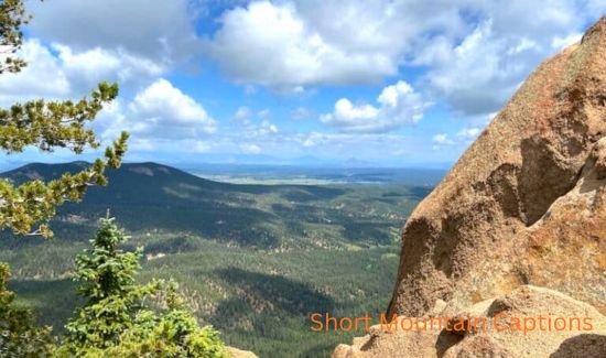 short mountain captions