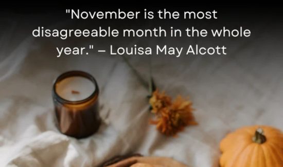 famous november quotes 2025