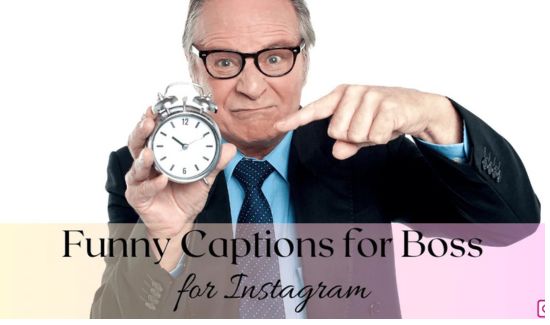 funny caption for boss