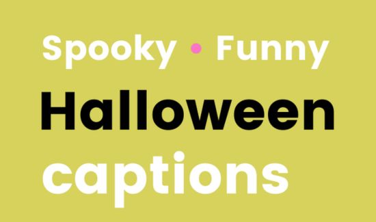 haloween ig caption