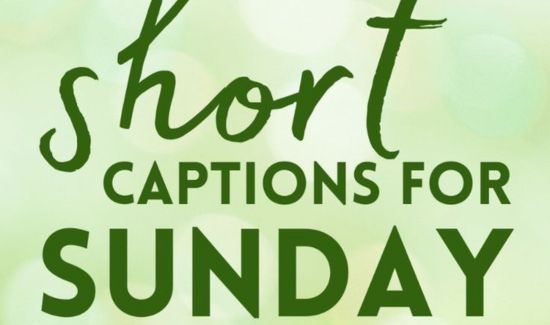 short sunday caption