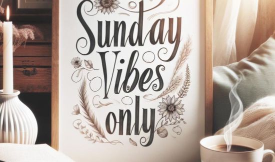 sunday vibes caption